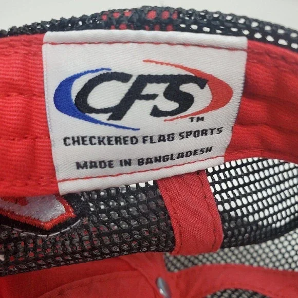 Tony Stewart Baseball Hat Rush Truck Center Red One Size Stewart Haas - Picture 9 of 10